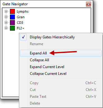 Figure T13.4  Gate Navigator Pop-up Menu