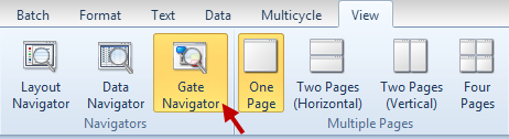 Figure T11.2  Selecting the Gate Navigator Command