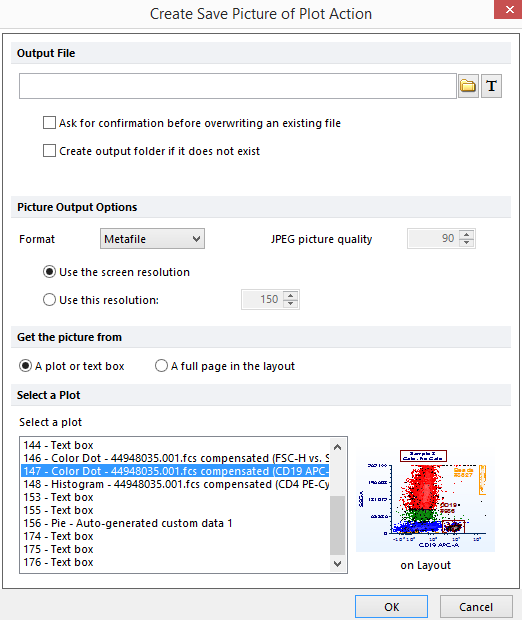 Figure 20.24  Create Save Picture of Plot Action Dialog