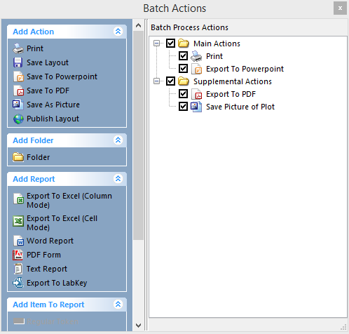 Figure 20.25  Folders (Action Containers)