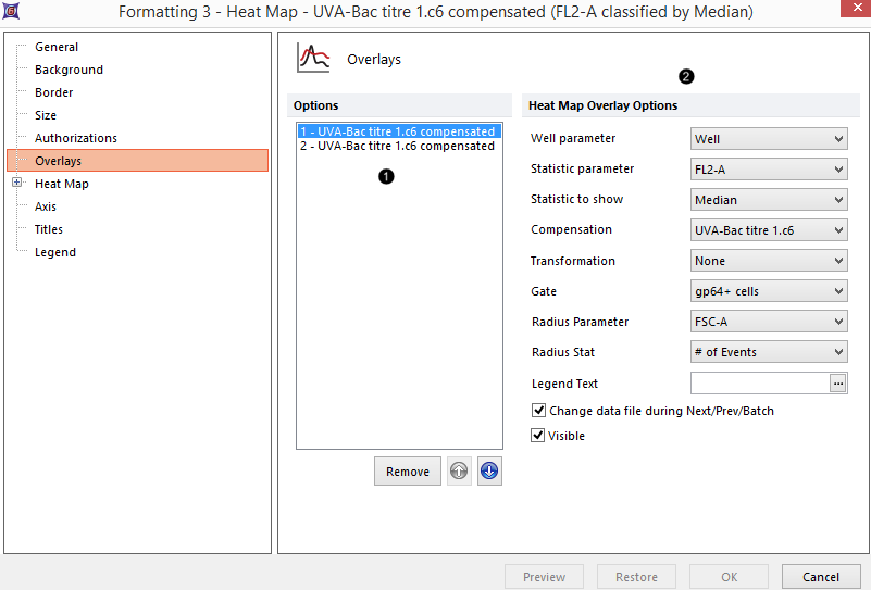 Figure 32.17 - Editing a Heat Map Overlay
