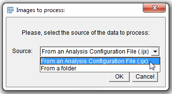 Figure T28.114 Choosing an .ijx file to process images.