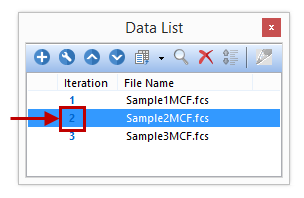 Figure 3 - Navigate to the Next Iteration By Clicking on the Iteration Number