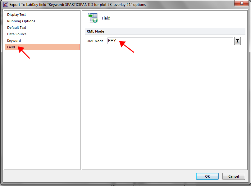 Figure T9.48 Entering text into the XML Node field
