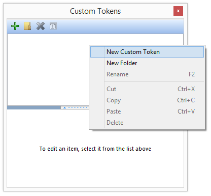 Figure T5.45  Creating a New Custom Token