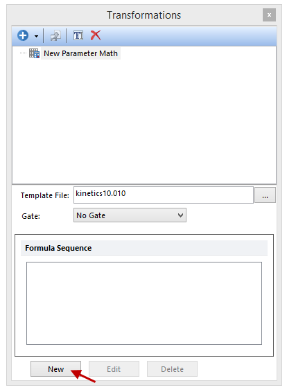 T21.2 The New Parameter Math dialog as it appear in the Transformation window after Step 5.