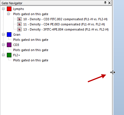 Figure T13.7  Resizing the Gate Navigator