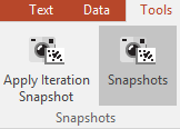 Figure 9.45 - Snapshots Icon from Ribbon