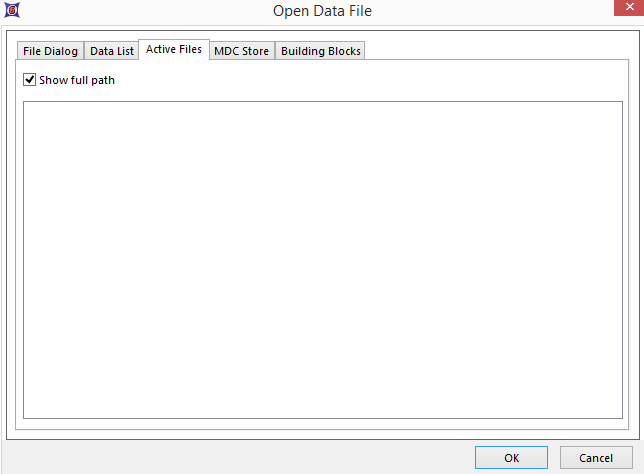 Figure 8.37 - Active Files tab