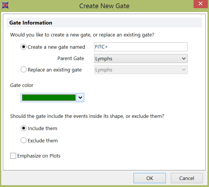 Figure T7.3  Create New Gate Dialog