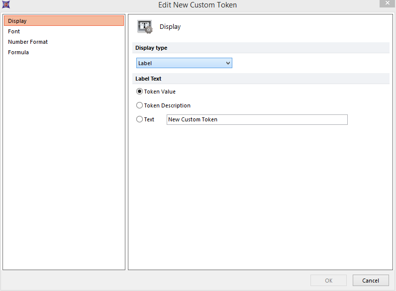 Figure 19.60 The Display type feature in FCS Express allows you to create editable text fields, check boxes, and dropdown lists directly in your layout. 