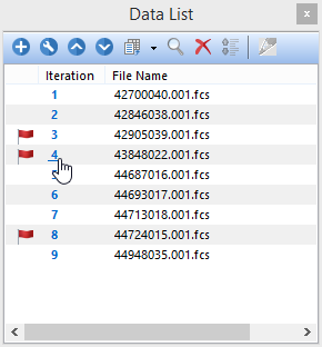 Figure 20.3 Click on the Iteration Number to view that Iteration