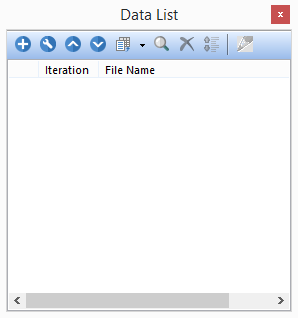 Figure T10.6  Data List Window