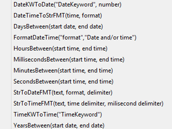 DateTimeFunctions