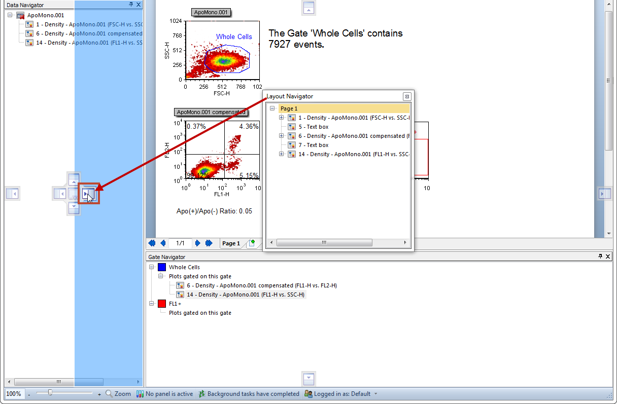 Figure T11.14  Docking Layout Navigator