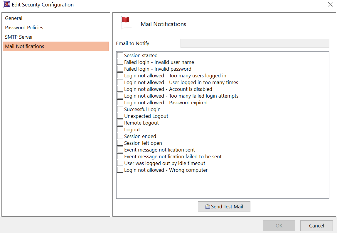 Figure 38.12 Mail Notifications Dialog