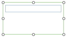 Figure 19.62 When the Custom Token Display type is set to Edit box, an editable box will appear in the layout. This one appears empty as the original Custom Token formula was not defined (i.e., left empty)