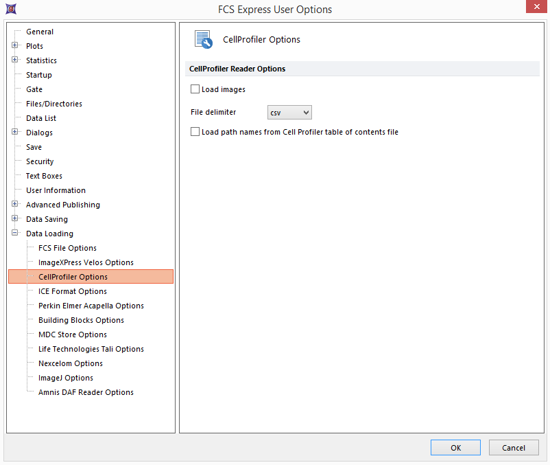 Figure T24.34  Data Loading Options for Data Only Importing