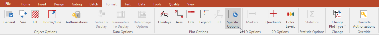 FormatSpecificOptions