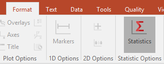 Figure T23.10  Selecting the Format Statistics Command