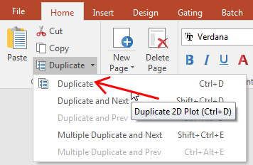 Figure T18.5b - Duplicate command