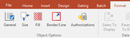 Figure 37.1 Accessing  Formatting Authorizations for selected object(s)