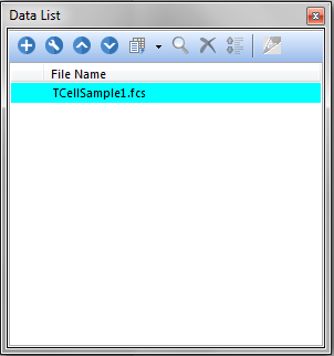 Figure T9.3  Data List Window