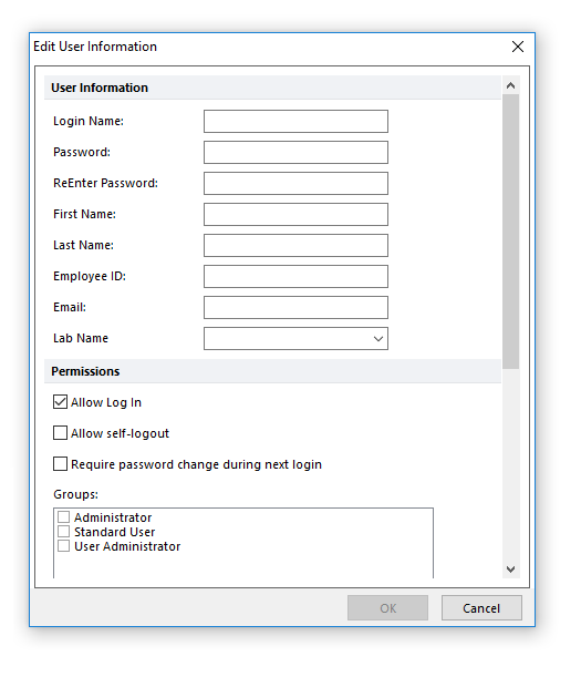 Figure 38.6  Edit User Information Dialog
