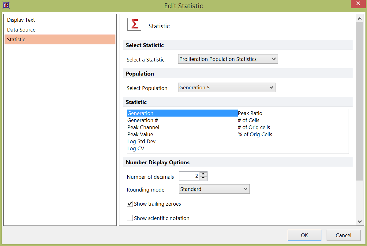 Figure 26.7  Choosing a Proliferation Population Statistic Token