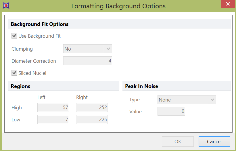 Figure 25.10  Formatting Background Options Dialog