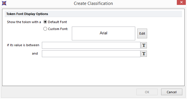 Figure 19.46  Create Classification Dialog