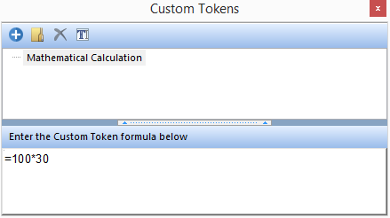 Figure 19.35  Custom Token Example 1