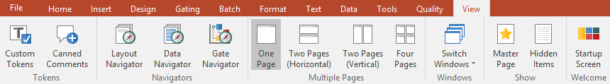 Figure 3.30  View Tab