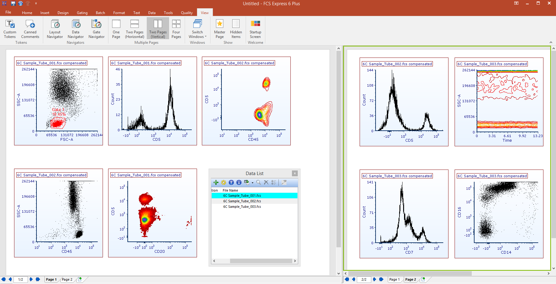 Figure 4.17  Two Pages (Vertical) View