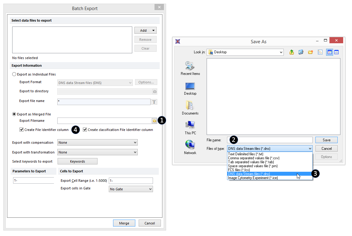 Figure 17.11 The Save As dialog allows to specify the location, the name and the type of the oputput file.