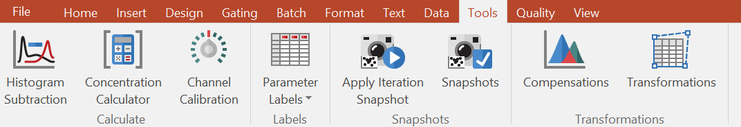 Figure 3.28 - Tools tab