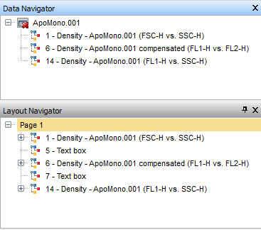 Figure 4.27  Docked Windows Seperated by a Horizontal Splitter Bar