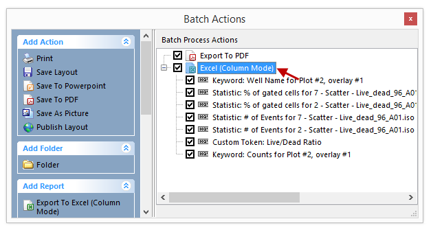 Figure T28.84   Editing the Excel Export Settings