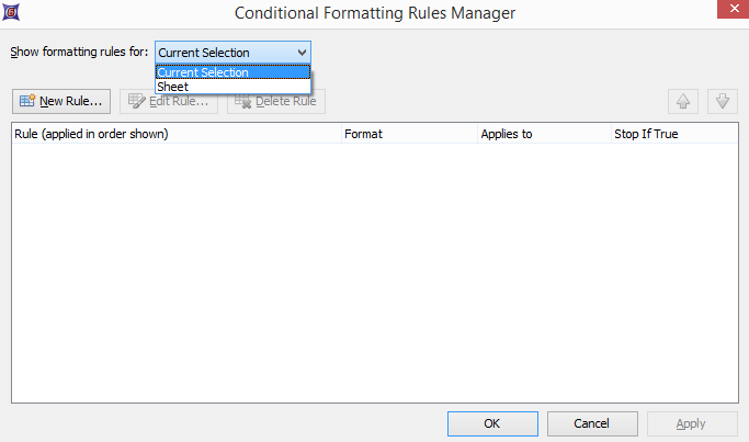 Figure 3.36 - Conditional Formatting Rule Manager