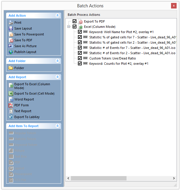 Figure T28.77   Batch Analysis Options and Configuration for IntroToImage4.fey