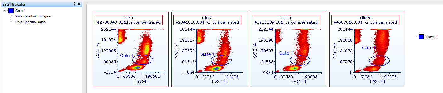 Figure 9.16 - A data specifc gate was promoted to a new master gate. Note the original data specific gate is no longer present. 