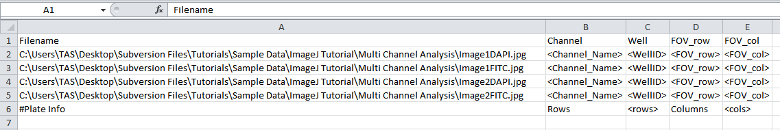 Figure T28.110 The FileListforDnsExporter.csv file opened with Microsoft Excel.