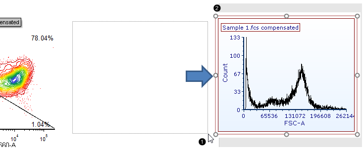 Fig. T29.17  Inserting a histogram onto the layout