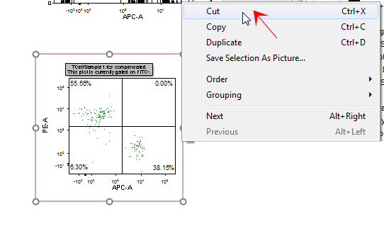 Figure T14.23  Layout Navigator 2D Plot Pop-up Menu