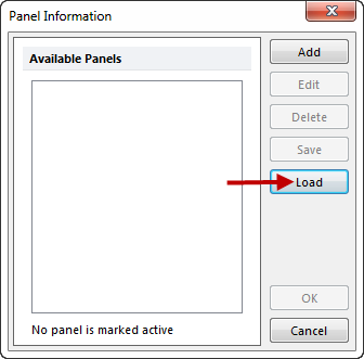 Figure T10.42 - Loading a Panel