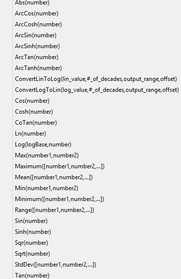 MathFunctions
