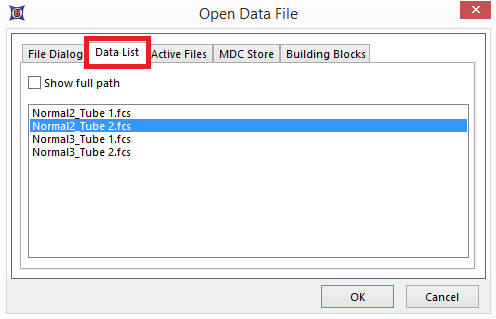 Figure T10.29 - Selecting a Data File for Overlay