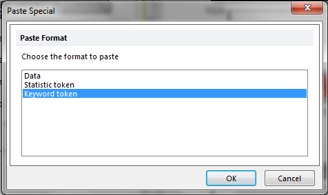 Figure T15.17  Paste Special Dialog