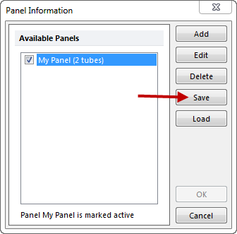 Figure T10.41 - Saving a Panel