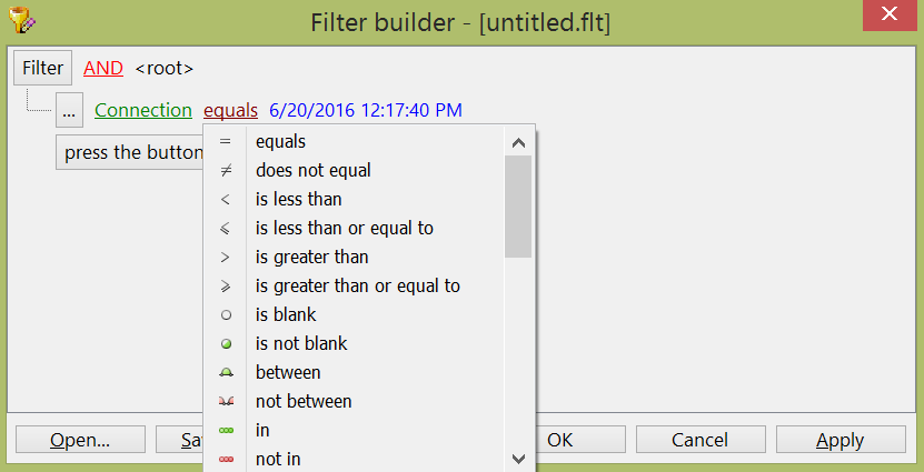 Figure 38.46 Choosing a custom classification for reports